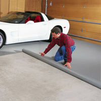 Plush 3 x 10 Garage Carpet Motorcycle Mat Made in The USA Protect Garage Floor from Oil and Rust Stains Midnight Black 