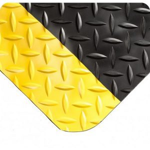 Diamond Plate Select Black/Yellow Border