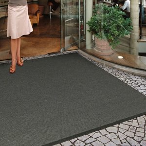 3 X 5 FT COMMERCIAL BLACK INDOOR OUTDOOR ENTRANCE FLOOR MAT RUG RUBBER NO  SLIP