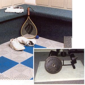 Channel Drainage Tile Locker Room