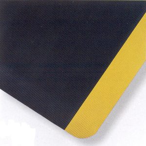 UltraSoft Corrugated Spongecote Black/Yellow Border