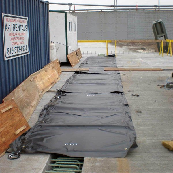 Heated Concrete Curing Blankets