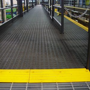ErgoDeck Flooring General Purpose Solid tile on a catwalk