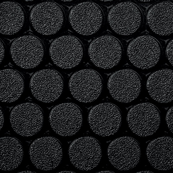 G-Floor 5' x 10' Coin Garage Flooring Cover - Midnight Black