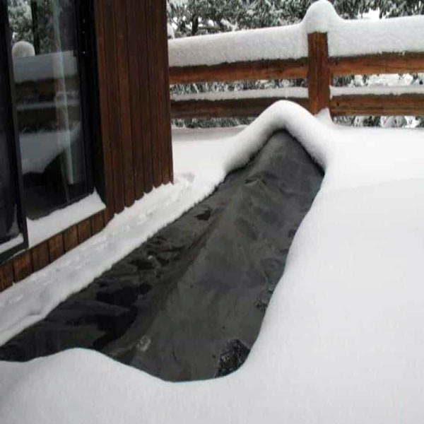 Ground Thawing Heated Blankets Melt Snow
