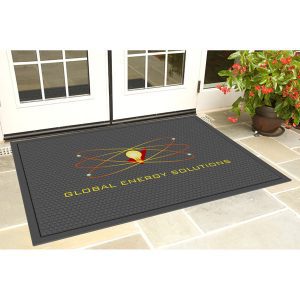 Dean Indoor/Outdoor Carpet Walk-Off Entrance Door Mat/Rug - Black - 6' x 8