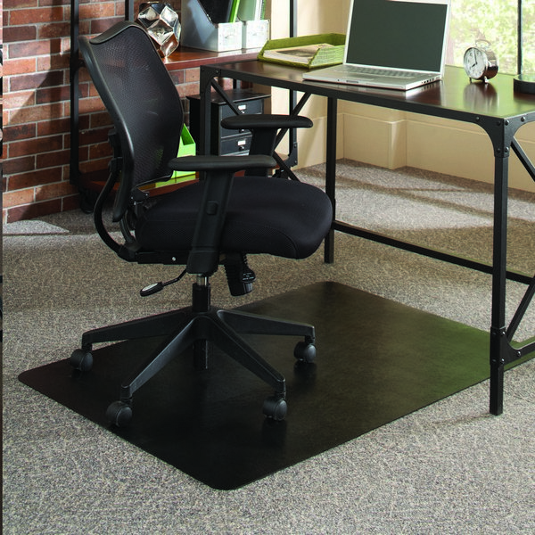 FloorMate Mutli-Purpose Chair Mat Black for carpet