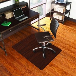 TrendSetter Chair Mat - Dark Cherry for hard floors